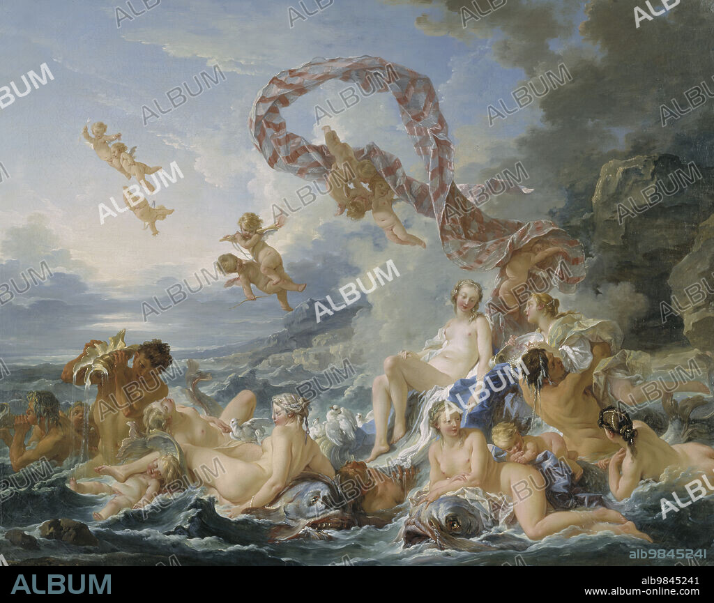 FRANCOIS BOUCHER. The Triumph of Venus, 1740.
