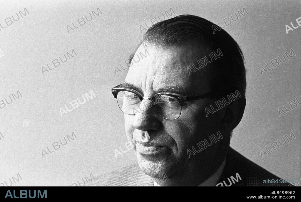 Folke Lindberg, 1911-1988, bibliotekarie och musikvetare Överbibliotekarie vid Sveriges Radios arkiv- och biblioteksavdelning 1961-1976 RIR 18953 SVERIGE.