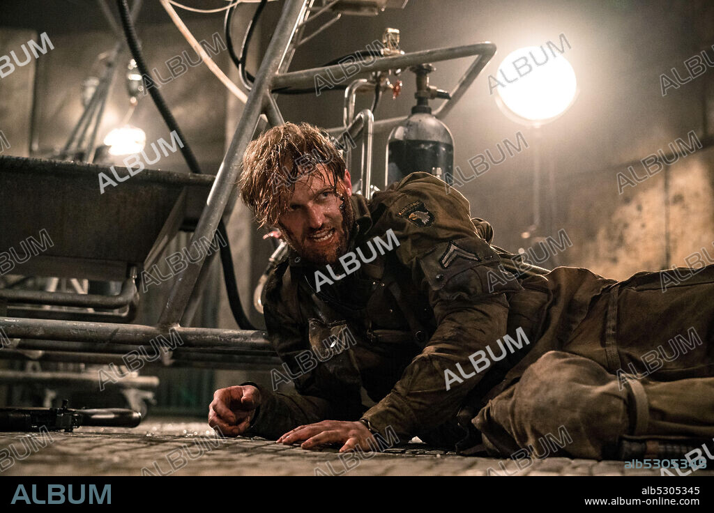 WYATT RUSSELL in OVERLORD, 2018, directed by JULIUS AVERY. Copyright Bad Robot / Paramount Pictures.