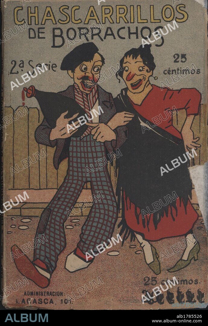 Chascarrillos de borrachos. Dibujos de Izquierdo Durán. Publicado en Madrid, años 1920.