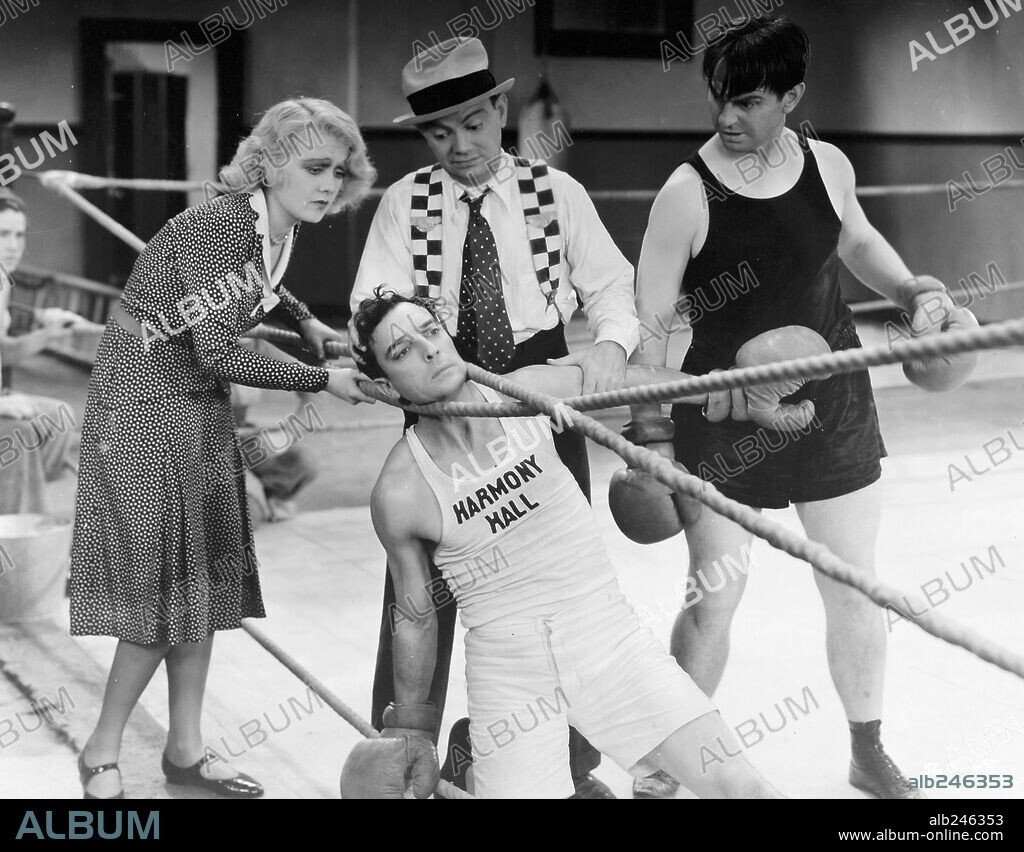 ANITA PAGE and BUSTER KEATON in SIDEWALKS OF NEW YORK, 1931, directed by JULES WHITE and ZION MYERS. Copyright M.G.M.