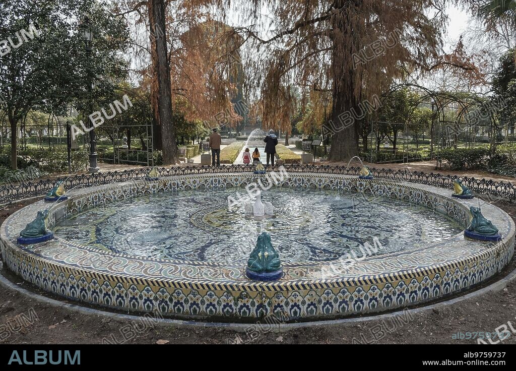 Seville, 03/03/2019. María Luisa Park. In the Image, the Fountain of the Frogs. Photo: Raúl Bent Archsev.