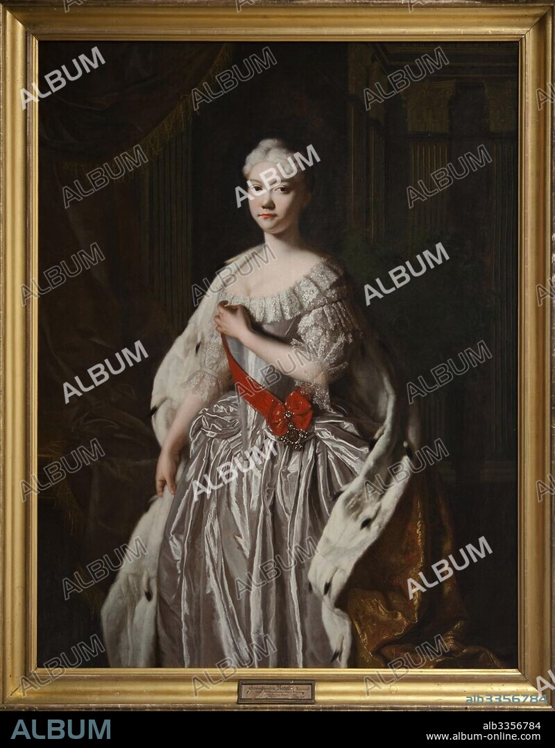 ANONYMOUS. Portrait of Grand Duchess Natalya Alexeyevna of Russia (1714–1728).