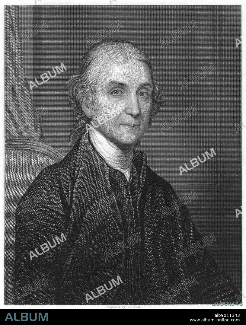 Joseph Priestley (1733-1804) English Chemist and Non-Conformist minister. One of discoverers of oxygen. From Sheridan Muspratt 'Chemistry',London, c1860.