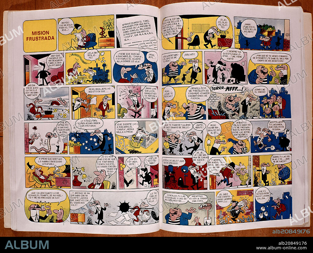 FRANCISCO IBAÑEZ TALAVERA (1936-). COMIC DE MORTADELO Y FILEMON.