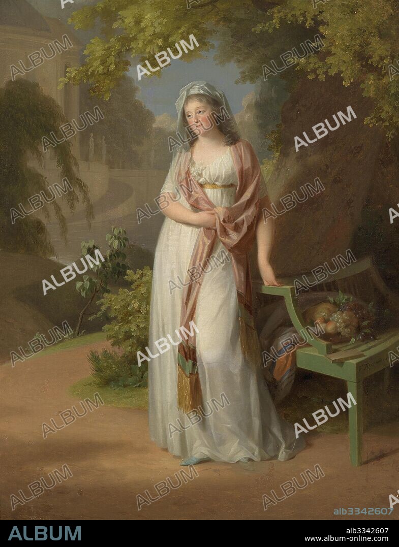 JOHANN FRIEDRICH AUGUST TISCHBEIN. Portrait of Margravine Luise von Anhalt-Dessau (1750-1811).