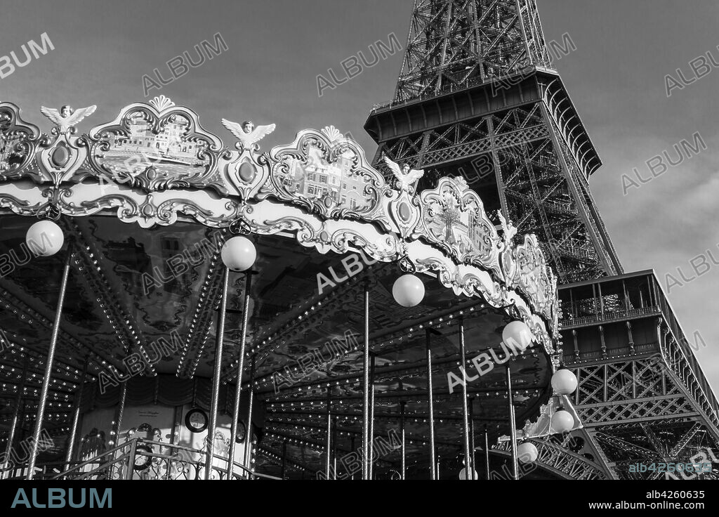 Eiffel Tower (1887-1889) in Paris, France.