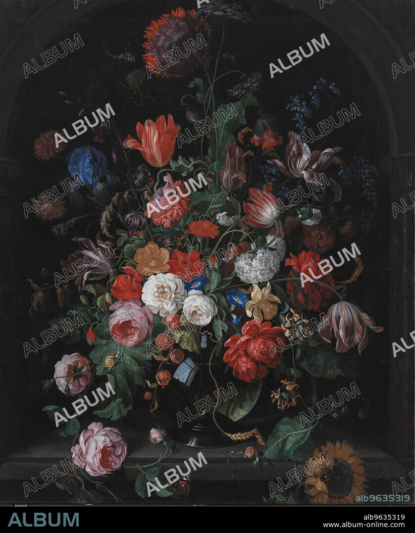 HENDRIK SCHOOCK. Flower Piece, 1660-1707.