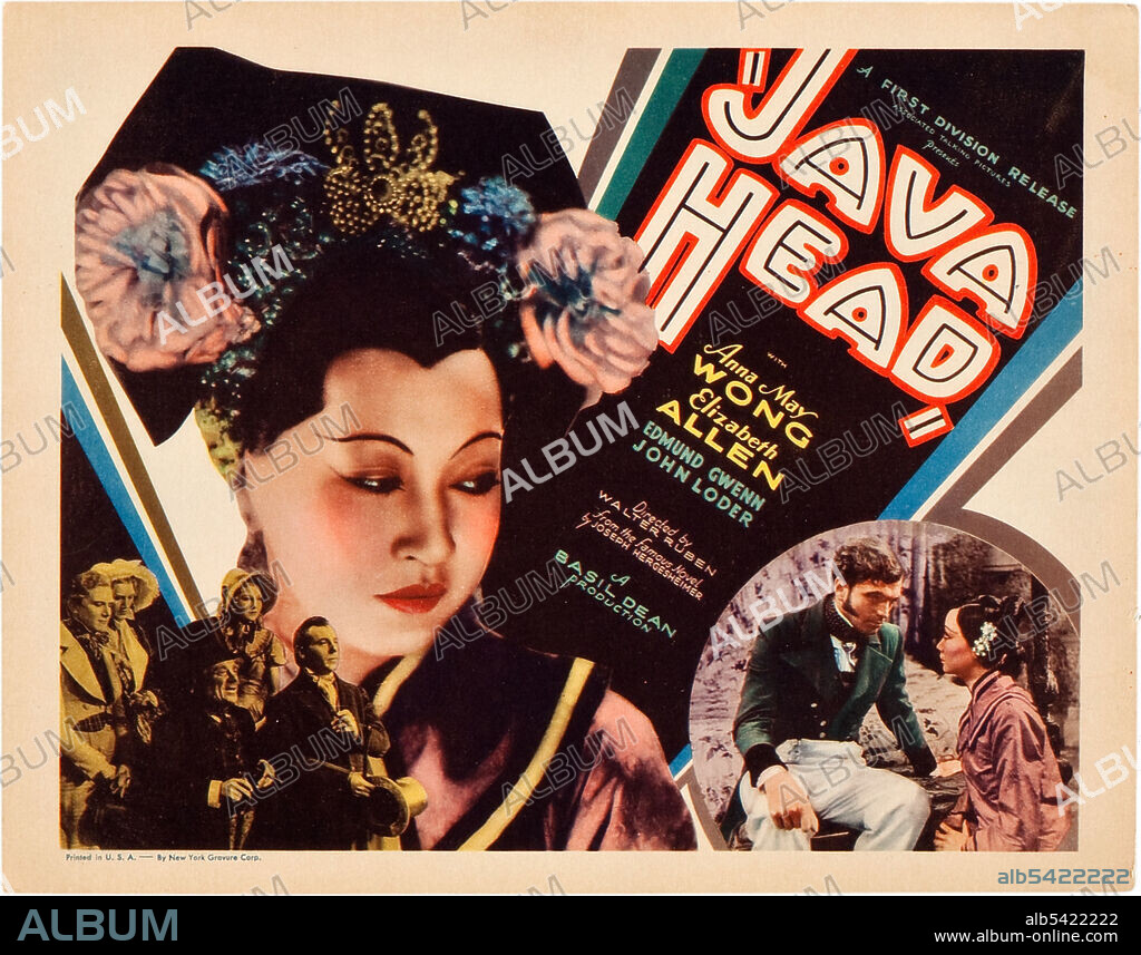 ANNA MAY WONG in JAVA HEAD, 1934, directed by J. WALTER RUBEN. Copyright ASSOCIATED BRITISH PICTURES.