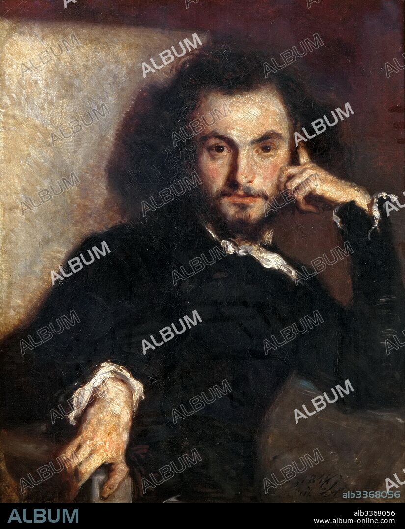 EMILE DEROY. Charles Baudelaire (1821-1867).