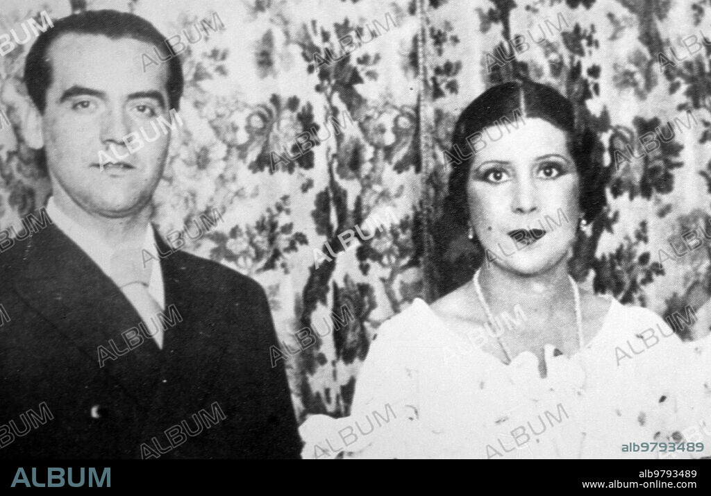 Federico Garcia Lorca and the dancer choreographer encarnacion lopez julvez, la argentinita.