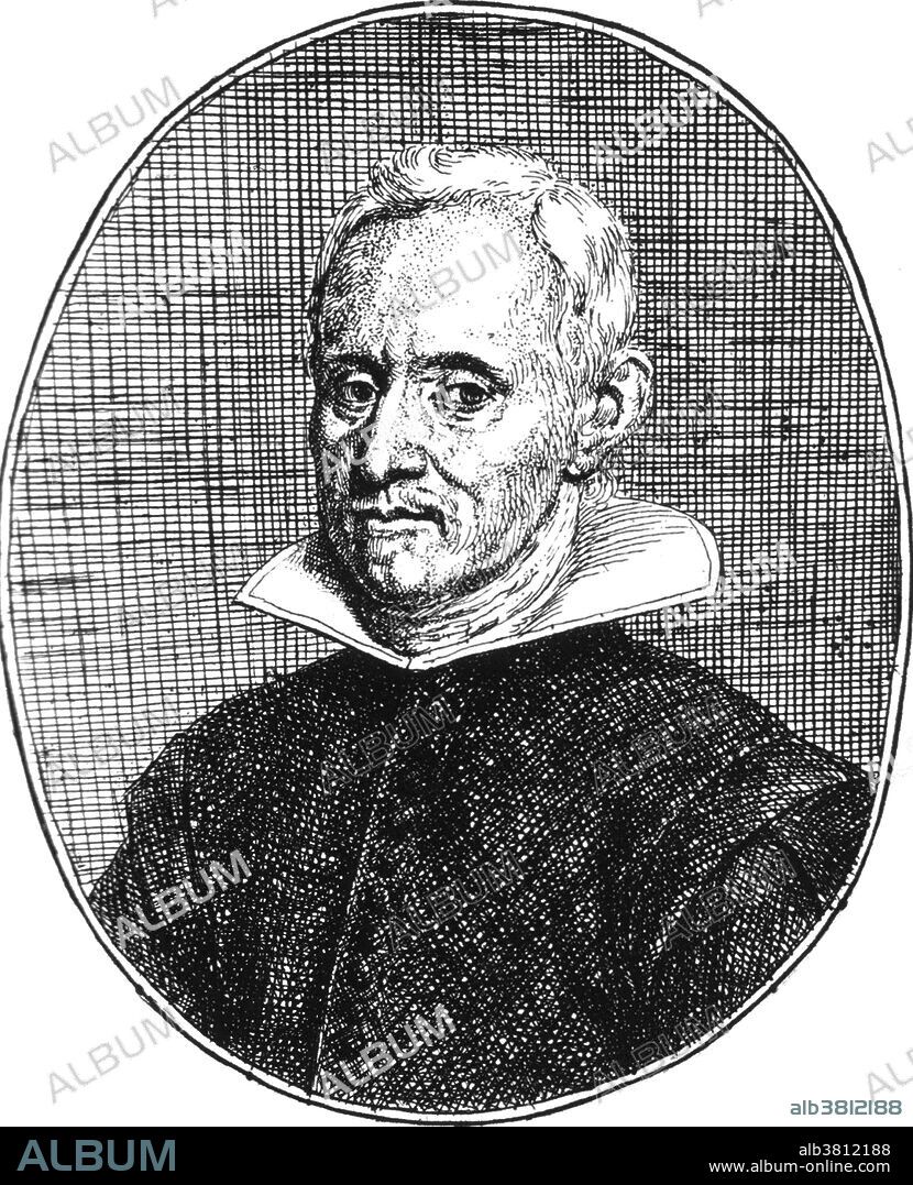 Jan Baptist van Helmont ( January 12, 1580 - December 30, 1644) was a Flemish chemist, physiologist, and physician. He married well and retired early from his medical practice and occupied himself with chemical experiments. He is sometimes considered to be "the founder of pneumatic chemistry" as he was the first to understand that there are gases distinct in kind from atmospheric air. The very word "gas" he claimed as his own invention, and he perceived that his "gas sylvestre" (carbon dioxide) given off by burning charcoal, was the same as that produced by fermenting must, which sometimes renders the air of caves unbreathable. For Van Helmont, air and water were the two primitive elements. To determine where plants get their mass he grew a willow tree in a pot and measured the amount of soil, the weight of the tree and the water he added. After five years the plant had gained about 164 pounds. He argued believed that water was the source of the extra mass and the plant's source of life. He also wrote extensively on the subject of digestion and believed that digestion was aided by a chemical reagent, or "ferment", within the body, such as inside the stomach. He died in 1644 at the age of 65.