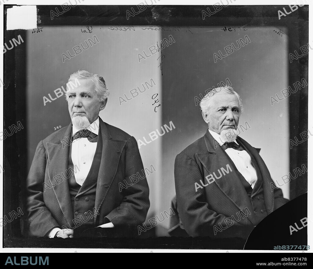 J. Madison Wells of Louisiana, 1865-1880. Wells, Hon. J. Madison, Gov. of La., between 1865 and 1880. [Politician and slave owner and plantation owner: Governor of Louisiana; Surveyor of the Port of New Orleans].