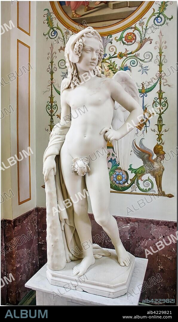 'Cupid with Attributes of Hercules'. Germany, After 1836. Dimensions: height: 144 cm.