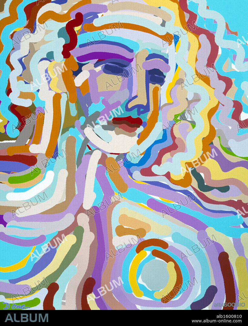 Rose  1993  Diana Ong (b.1940  Chinese-American)  Computer graphics.