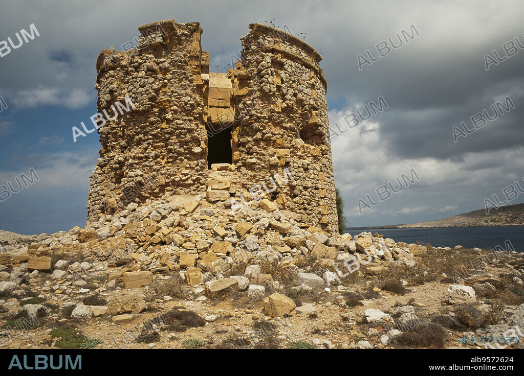 Sa Talaia tower, XIX century. Punta de Sa Torre. Cap de Cavalleria (2011). Menorca. Balearic Islands. Spain.