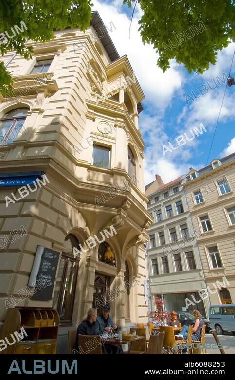 Köln, Cafe Spitz am Eigelstein.
