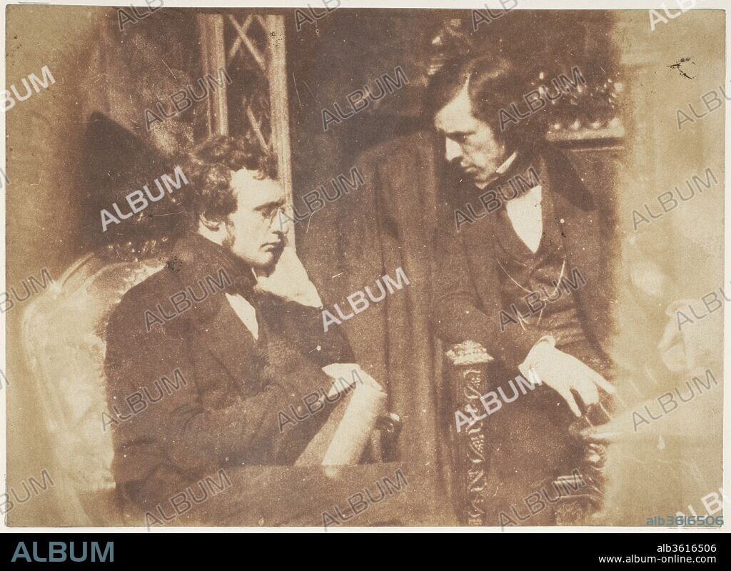 ROBERT ADAMSON and DAVID OCTAVIUS HILL. George Gilfillan and Samuel Brown. Artist: David Octavius Hill (British, Perth, Scotland 1802-1870 Edinburgh, Scotland); Robert  Adamson (British, St. Andrews, Scotland 1821-1848 St. Andrews, Scotland). Photography Studio: Hill and Adamson (British, active 1843-1848). Date: 1843-47.