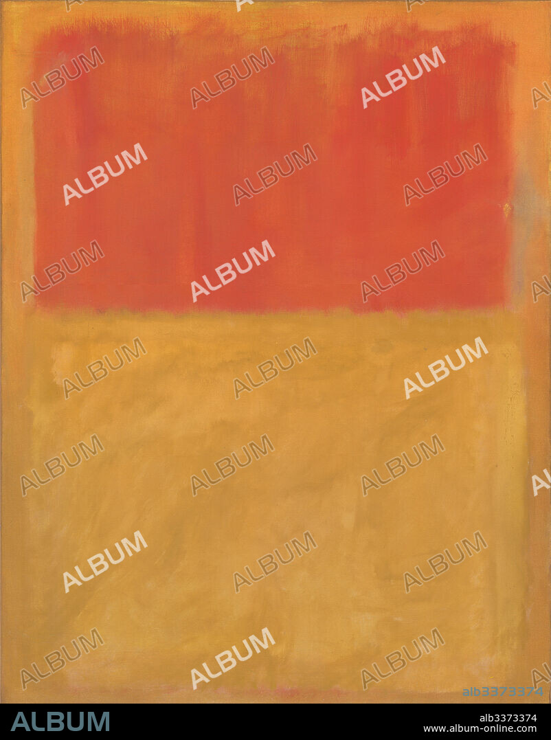 MARK ROTHKO. Orange and Tan.