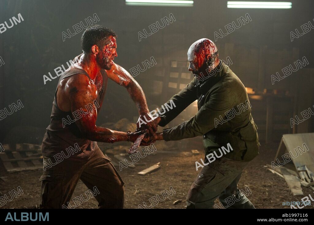 JEAN-CLAUDE VAN DAMME and SCOTT ADKINS in UNIVERSAL SOLDIER: DAY OF RECKONING, 2012, directed by JOHN HYAMS. Copyright FORESIGHT UNLIMITED.