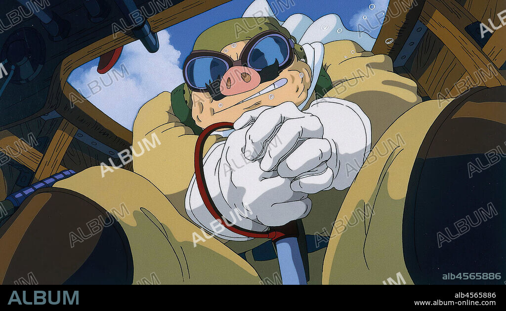 PORCO ROSSO, 1992 (KURENAI NO BUTA), réalisé par HAYAO MIYAZAKI. Copyright GHIBLICO.