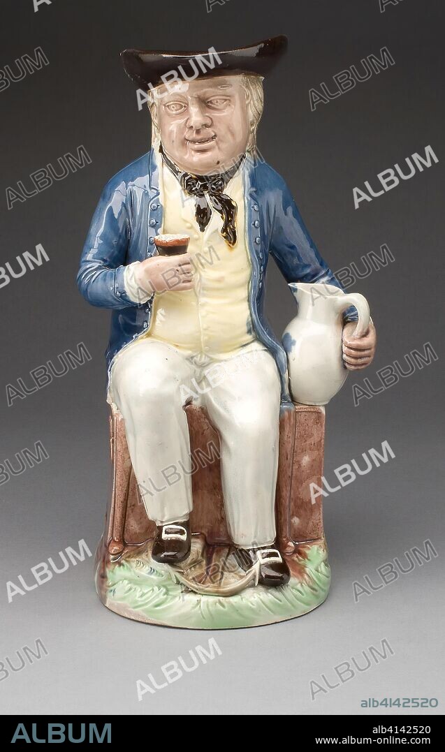 RALPH WOOD II. "Rodney's Sailor" Toby Jug. Ralph Wood; English, 1748-95; England, Burslem. Date: 1780-1790. Dimensions: H. 29.2 cm (11 1/2 in.). Lead-glazed earthenware. Origin: Staffordshire.