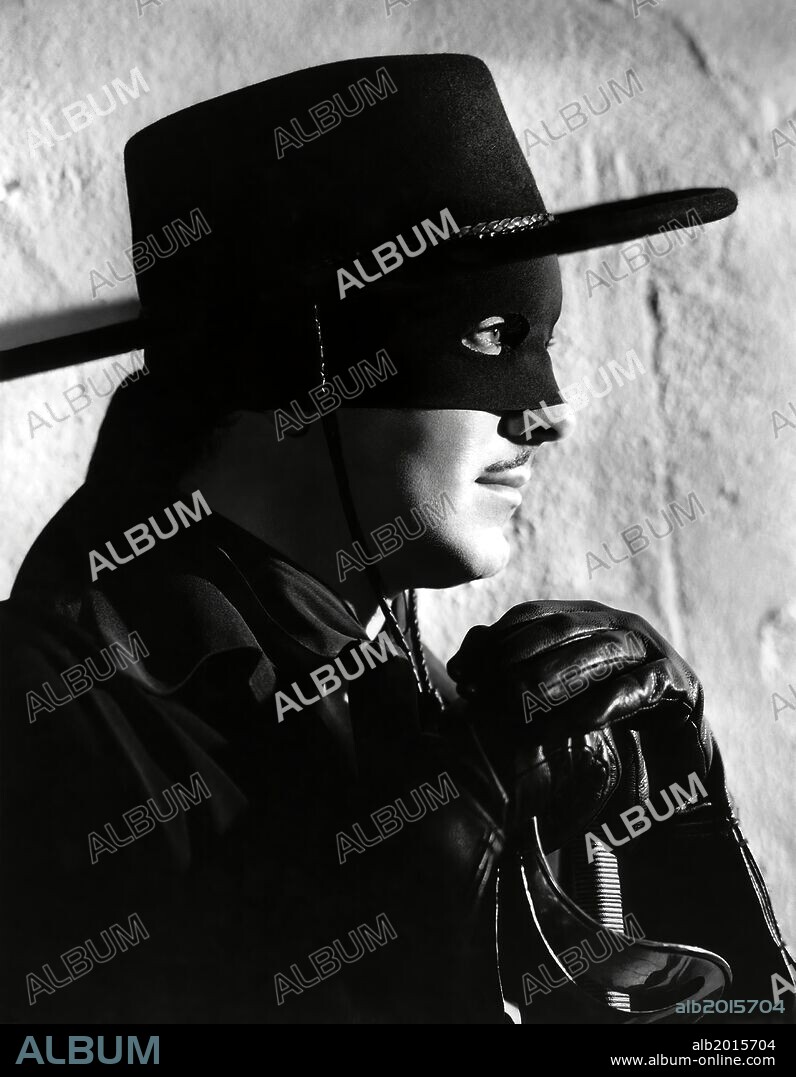 TYRONE POWER en EL SIGNO DEL ZORRO, 1940 (THE MARK OF ZORRO), dirigida por ROUBEN MAMOULIAN. Copyright 20TH CENTURY FOX.