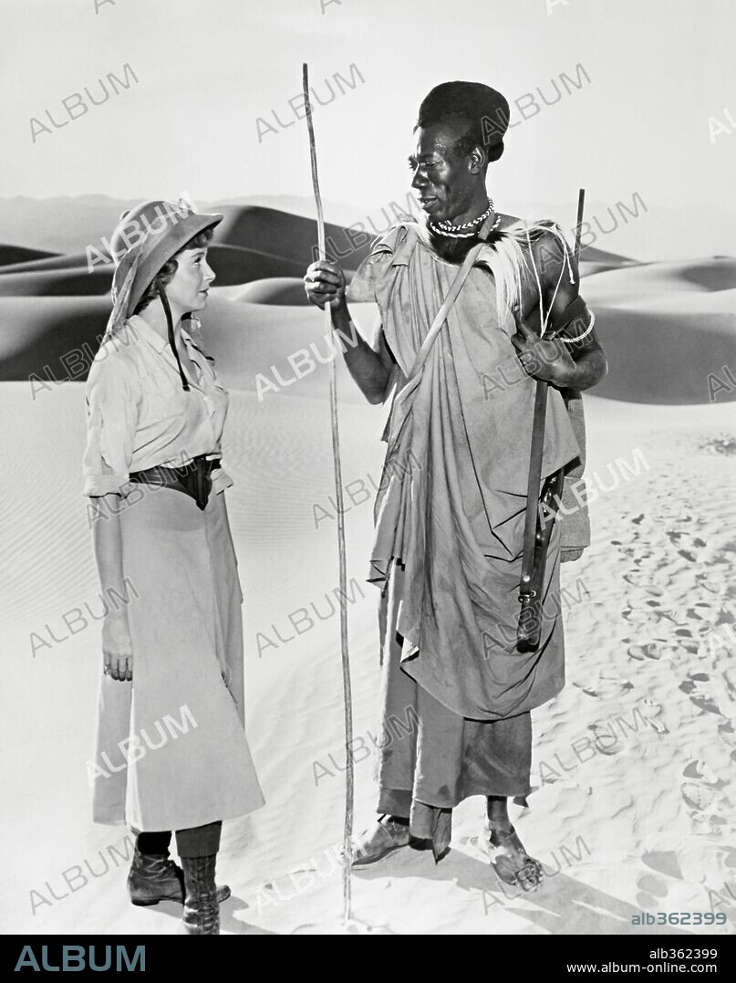 DEBORAH KERR in KING SOLOMON'S MINES, 1950, directed by COMPTON BENNETT. Copyright M.G.M.