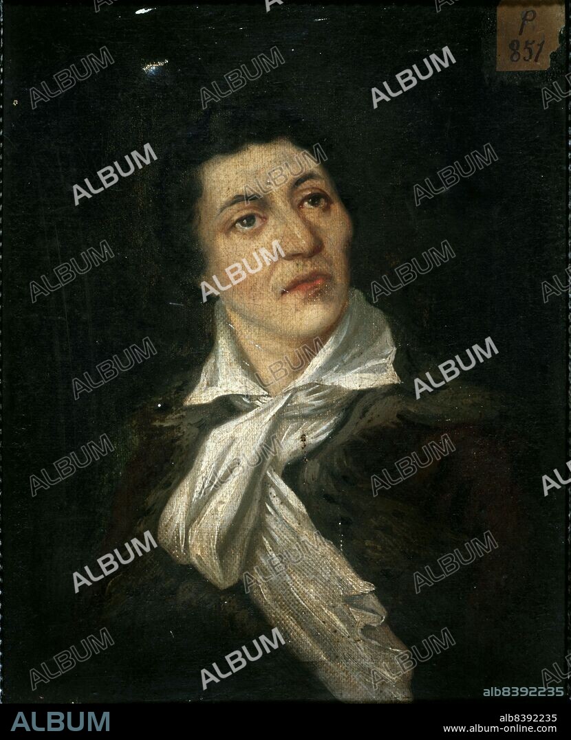 Portrait of Jean-Paul Marat (1743-1793), publicist and politician, between 1743 and 1793.