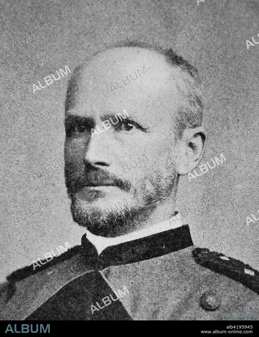 Bernard Robert August Borggreve 6 July 1836, Magdeburg - 5 April 1914, Bendorf was a German forestry scientist, Reproduction of a photo/image from the year 1890, digital improved.