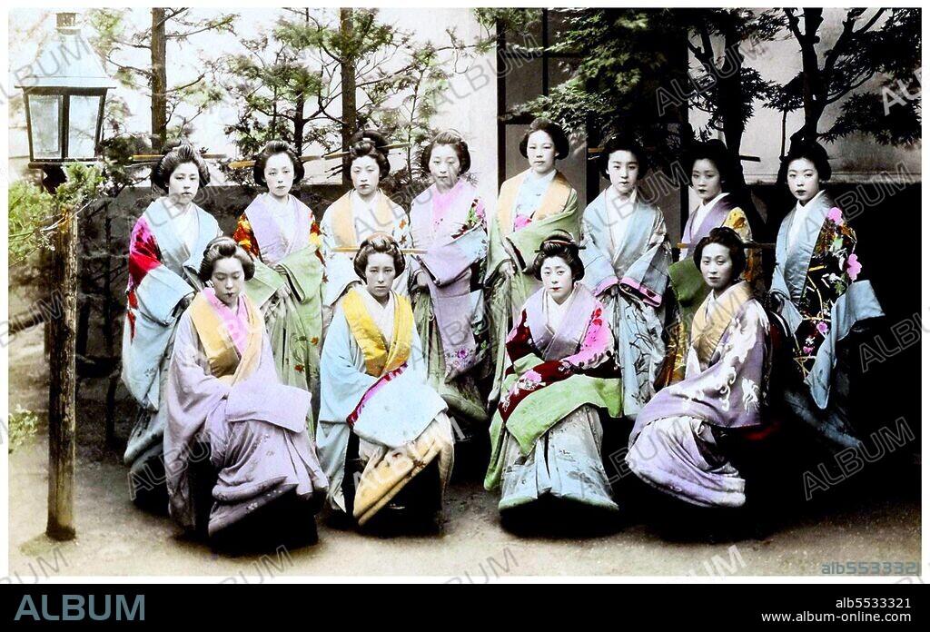 Prostitution in Japan has existed throughout the country's history. The opening of Japan and the subsequent flood of Western influences into Japan brought about a series of changes in the Meiji period. Japanese novelists started to draw attention to the confinement and squalid existence of the lower-class prostitutes in the red-light districts. 'Shashin Mitate Cho' (essentially, prostitute menus or catalogues) were introduced soon after photography became popular in the late 19th century, at least in more upmarket brothels, as an alternative to the 'caged prostitute' displays of lower class brothels where women were displayed for the consideration of customers.