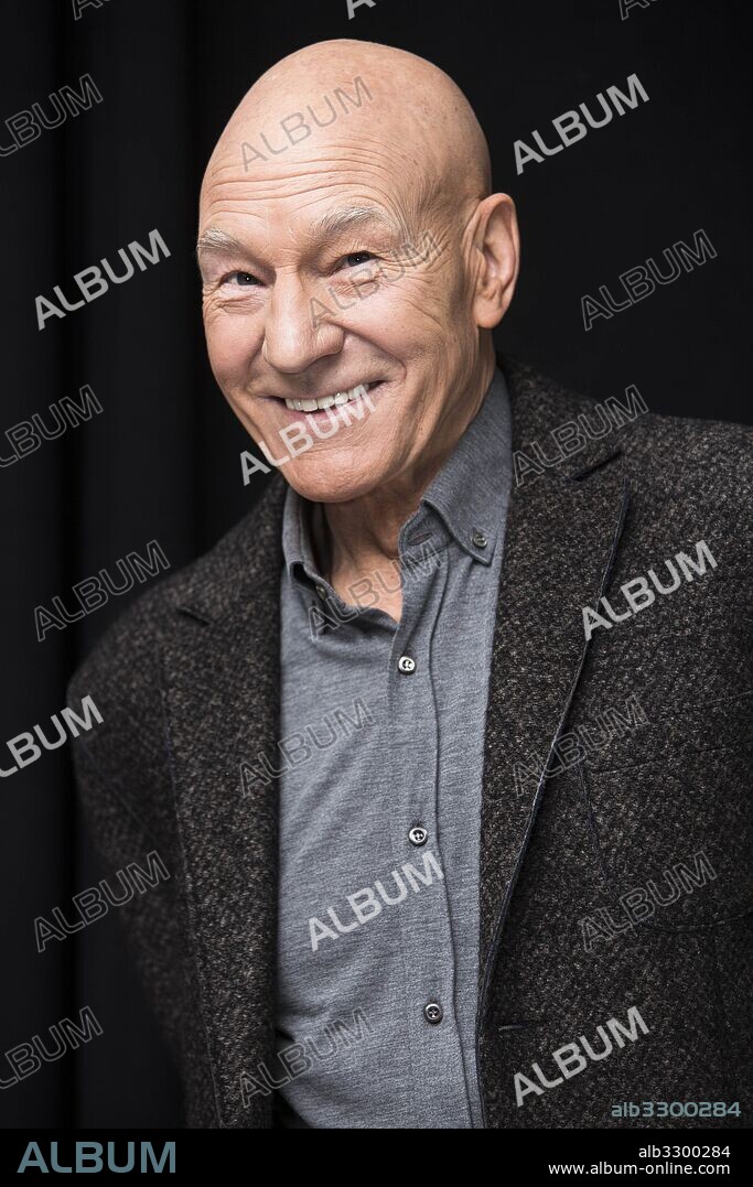 PATRICK STEWART. February 12, 2017 - New York, New York, U.S. - Sir PATRICK STEWART promotes 'Logan.' Sir Patrick Stewart OBE (born July 13, 1940) is an English actor whose career has included roles on stage, television, and film. Beginning his career with a long run with the Royal Shakespeare Company, Stewart's first major screen roles were in BBC-broadcast television and film during the mid-late 1970s, including Hedda, and the I, Claudius miniseries. In the 1980s, Stewart began working in American television and film, with roles such as Captain Jean-Luc Picard in Star Trek: The Next Generation and its successor films, as Professor Charles Xavier in the X-Men series of superhero movies, the lead of the Starz TV series Blunt Talk, and voice roles such as CIA Deputy Director Avery Bullock in American Dad!. In 1993, TV Guide named Stewart the Best Dramatic Television Actor of the 1980s.[1] In 2010, he was knighted by Queen Elizabeth II for services to drama. Upcoming: The Emoji Movie (2017), Logan (2017), Wilde Wedding (2017. 12/02/2017