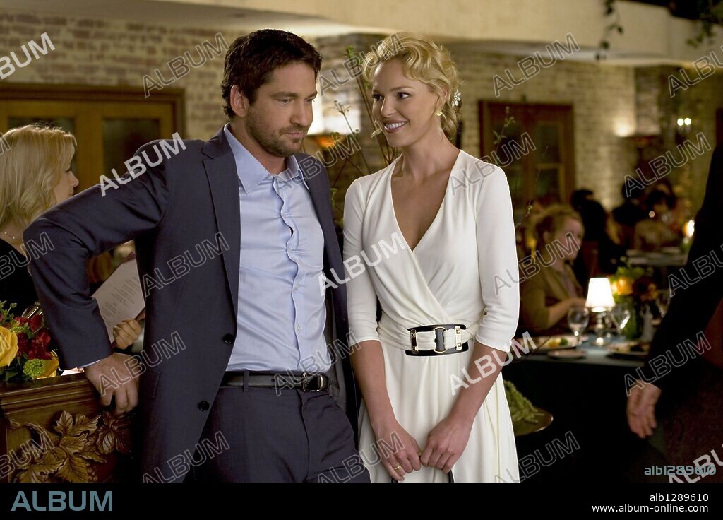 GERARD BUTLER und KATHERINE HEIGL in THE UGLY TRUTH, 2009, unter der Regie von ROBERT LUKETIC. Copyright Lakeshore entertainment/ Relativity media.