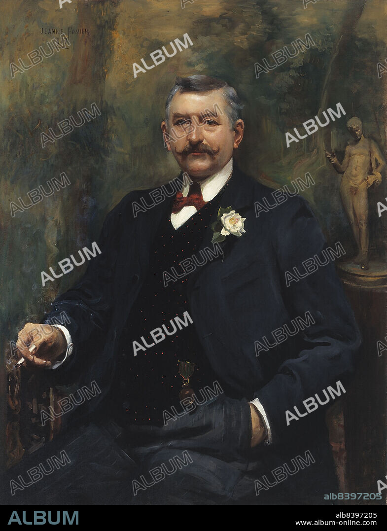 JEANNE-MAGDELEINE FAVIER. Portrait d'Ernest Cognacq, 1903.