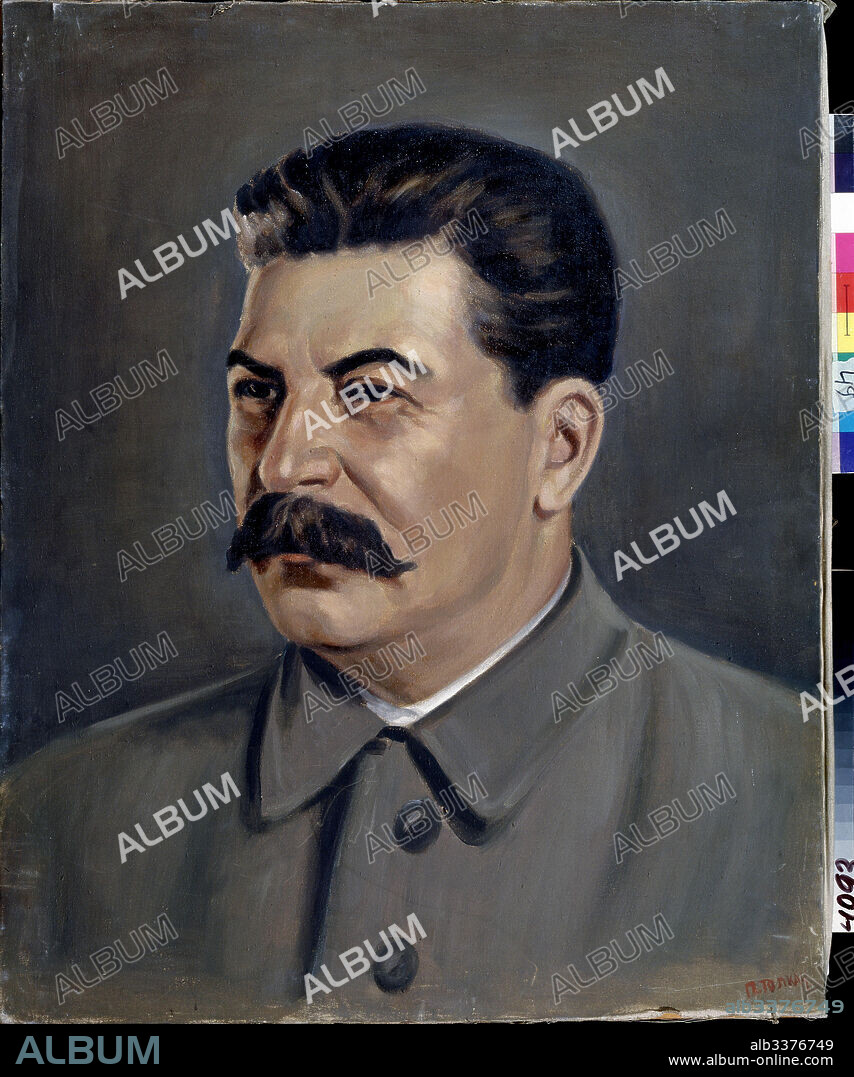 PYOTR MATVEYEVICH TOLKACH. Portrait of Joseph Stalin (1879-1953).
