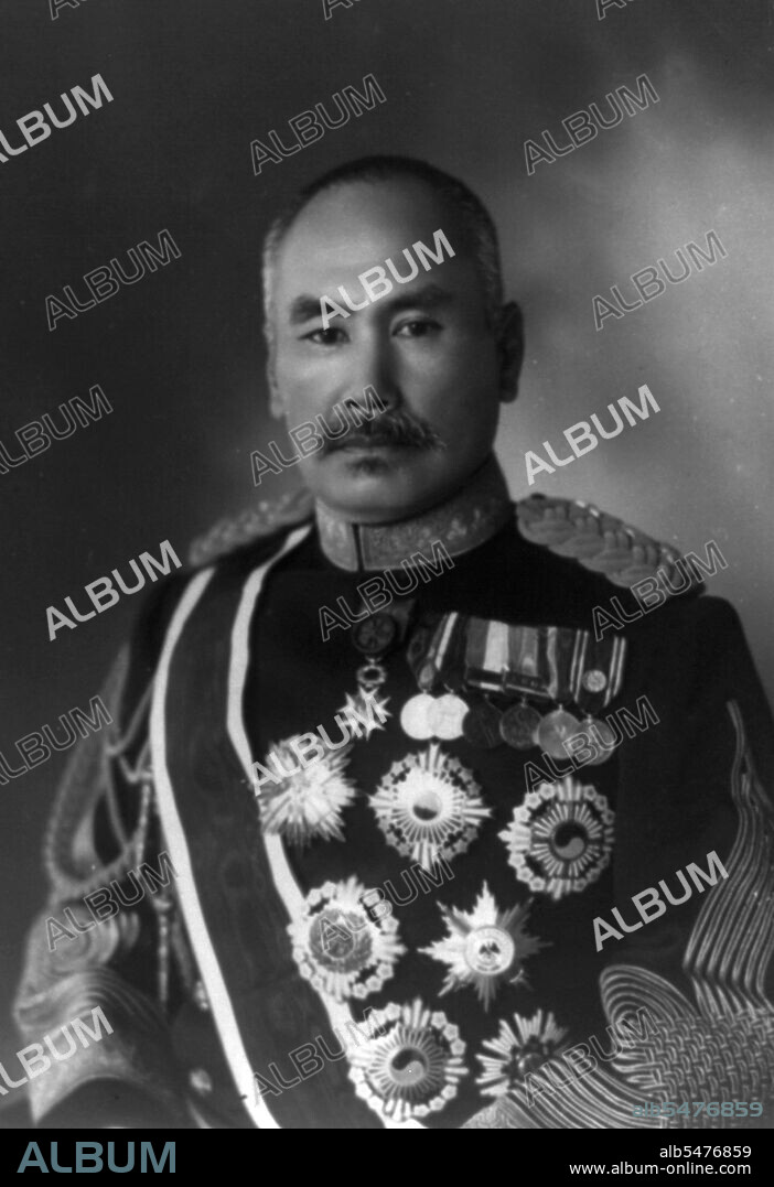 Count Hasegawa Yoshimichi (1 October 1850 – 27 January 1924) was a field marshal in the Imperial Japanese Army and Japanese Governor General of Korea from 1916-1919. His Japanese decorations included Order of the Golden Kite (1st class) and Order of the Chrysanthemum.