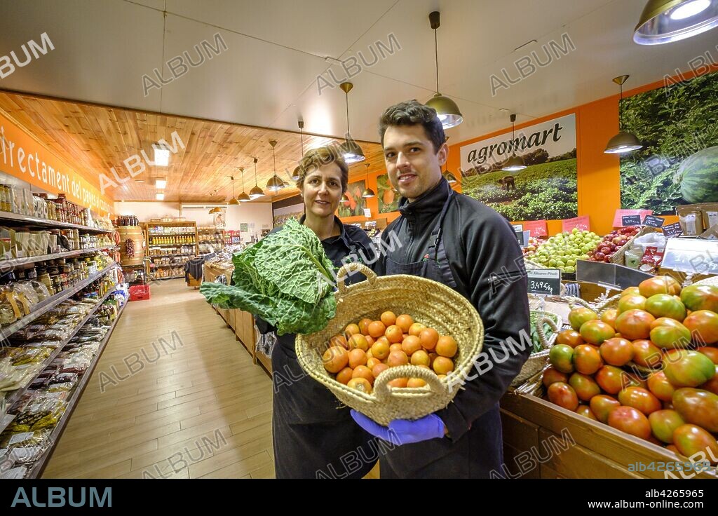 tomate de Ramallet mallorquin, Agromart , Porreres, Mallorca, balearic islands, spain, europe.