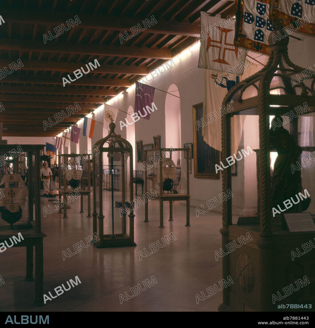 SALA DE NAVEGANTES DEL MUSEO DE LA MARINA DE LISBOA.