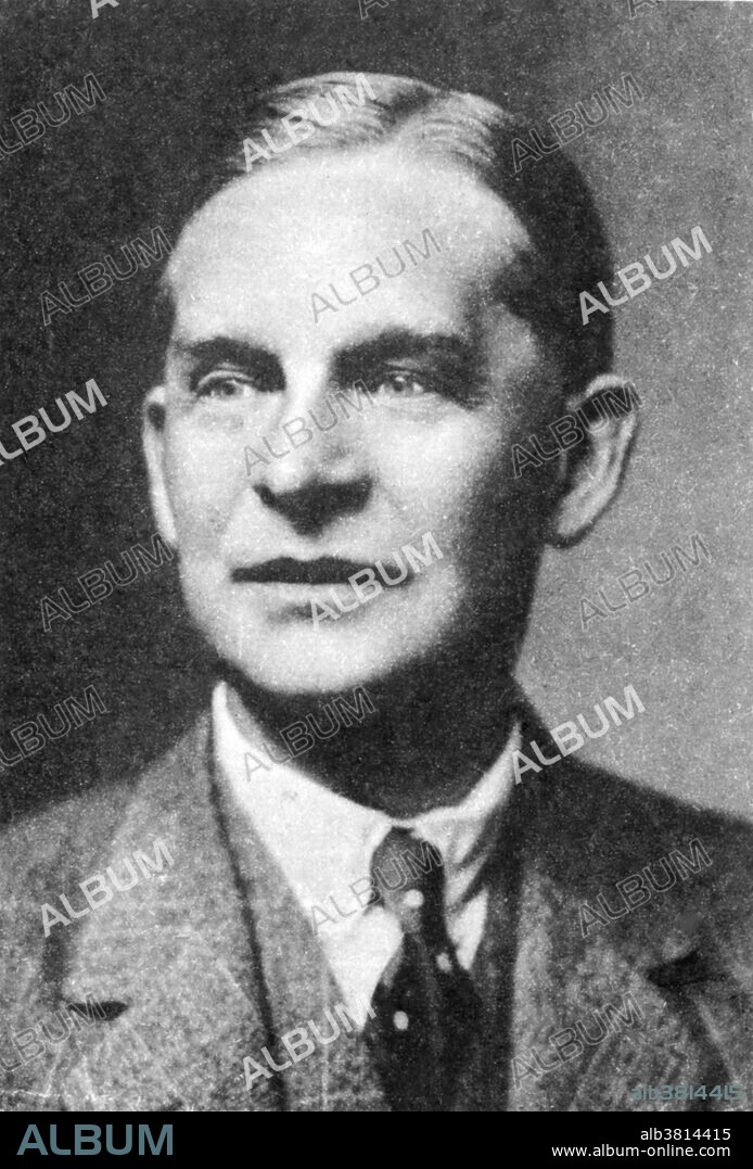 Frederick Soddy (1877-1956) was an English radiochemist and monetary economist. In 1900 he became a demonstrator in chemistry at McGill University in Quebec, where he worked with Ernest Rutherford on radioactivity. When radioactivity was first discovered, no one was sure what the cause was. It needed careful work by Soddy and Rutherford to prove that atomic transmutation was in fact occurring. In 1903, Soddy verified that the decay of radium produced alpha particles composed of positively charged nuclei of helium. From 1904 to 1914, Soddy was a lecturer at the University of Glasgow and while there he showed that uranium decays to radium. It was here also that he showed that a radioactive element may have more than one atomic mass though the chemical properties are identical. He named this concept isotope. He received the 1921 Nobel Prize in chemistry for his research in radioactive decay and particularly for his formulation of the theory of isotopes. He died in 1956 at the age of 79. The lunar crater Soddy is named after him, as is the uranium compound Soddyite.