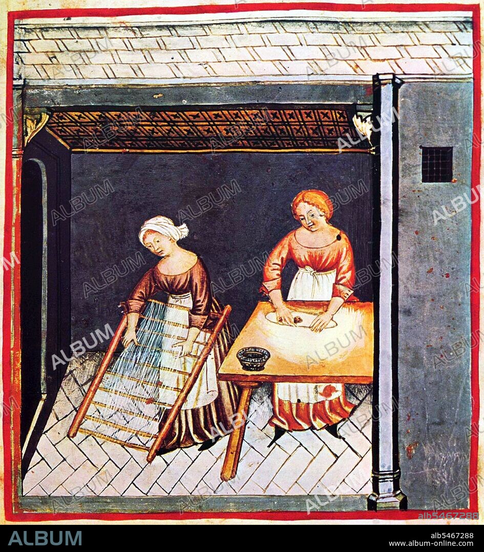 The Tacuinum (sometimes Taccuinum) Sanitatis is a medieval handbook on health and wellbeing, based on the Taqwim al-sihha ????? ????? ('Maintenance of Health'), an eleventh-century Arab medical treatise by Ibn Butlan of Baghdad. Ibn Butlân was a Christian physician born in Baghdad and who died in 1068. He sets forth the six elements necessary to maintain daily health: food and drink, air and the environment, activity and rest, sleep and wakefulness, secretions and excretions of humours, changes or states of mind (happiness, anger, shame, etc). According to Ibn Butlân, illnesses are the result of changes in the balance of some of these elements, therefore he recommended a life in harmony with nature in order to maintain or recover one’s health. Ibn Butlân also teaches us to enjoy each season of the year, the consequences of each type of climate, wind and snow. He points out the importance of spiritual wellbeing and mentions, for example, the benefits of listening to music, dancing or having a pleasant conversation. Aimed at a cultured lay audience, the text exists in several variant Latin versions, the manuscripts of which are characteristically profusely illustrated. The short paragraphs of the treatise were freely translated into Latin in mid-thirteenth-century Palermo or Naples, continuing an Italo-Norman tradition as one of the prime sites for peaceable inter-cultural contact between the Islamic and European worlds. Four handsomely illustrated complete late fourteenth-century manuscripts of the Taccuinum, all produced in Lombardy, survive, in Vienna, Paris, Liège and Rome, as well as scattered illustrations from others, as well as fifteenth-century codices.