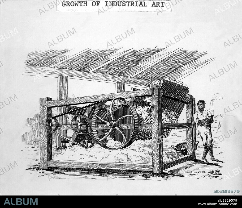 Eli Whitney patented the cotton gin in 1794.