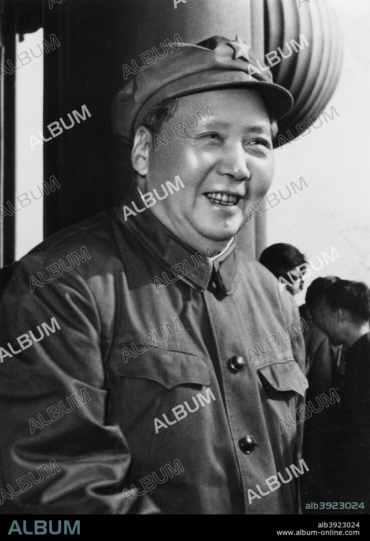 Mao Zedong, Chinese Communist revolutionary and leader, c1960s(?). The son of a peasant farmer, Mao Zedong (Mao Tse Tung) (1893-1976) led the Red Army which undertook the epic Long March and overthrew the Nationalist Chinese dictator Chiang Kai-Shek in 1949. As Chairman of the People's Republic of China and of the Chinese Communist Party he set about transforming China, but his attempt to modernise the country's industrial base (the Great Leap Forward) and the disastrous Cultural Revolution caused dramatic upheavals in Chinese society. After his death in 1976, his successors introduced social and economic initiatives that reversed many of Mao's policies.