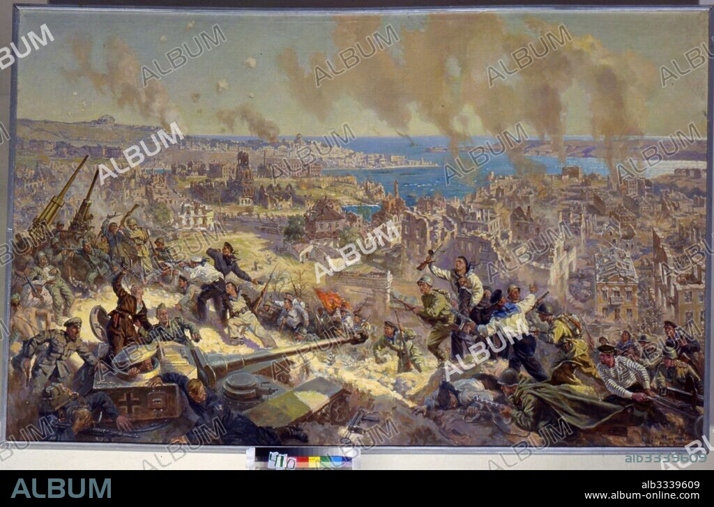 PAVEL PETROVICH SOKOLOV-SKALYA. The Battle of Sevastopol on May 9, 1944.