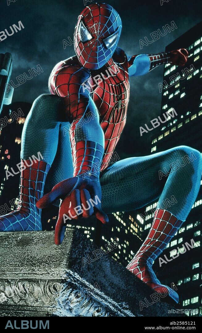 Poster de SPIDERMAN, 2002 (SPIDER-MAN), dirigida por SAM RAIMI. Copyright COLUMBIA PICTURES/MARVEL ENTERTAINMENT.
