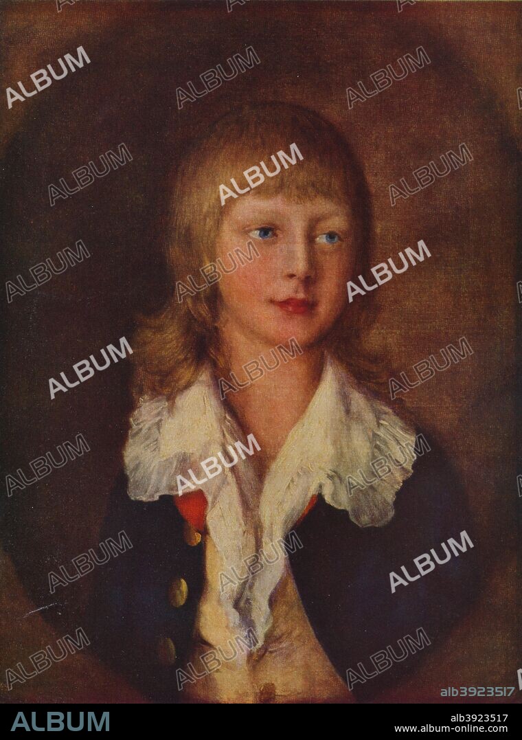 'Portrait of Adolphus, Duke of Cambridge, wearing the Windsor Uniform', 18th century. The Prince Adolphus, Duke of Cambridge (1774-1850), tenth child and seventh son of George III and Queen Charlotte. From The Connoisseur Volume 95, edited by Edward Wenham. [International Studio, London, 1934-35].
