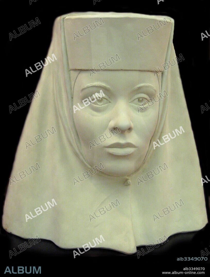 SERGEY ALEXEYEVICH NIKITIN. Tsarina Irina Godunova (1557-1603), the wife of Tsar Feodor I of Russia (Forensic facial reconstruction).