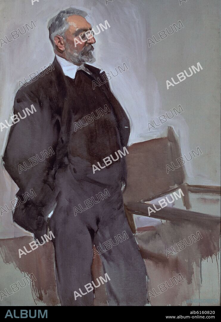 JOAQUIN SOROLLA. RETRATO DE MIGUEL DE UNAMUNO (1865-1936) - 1920 -OLEO/LIENZO - 142x104 cm.