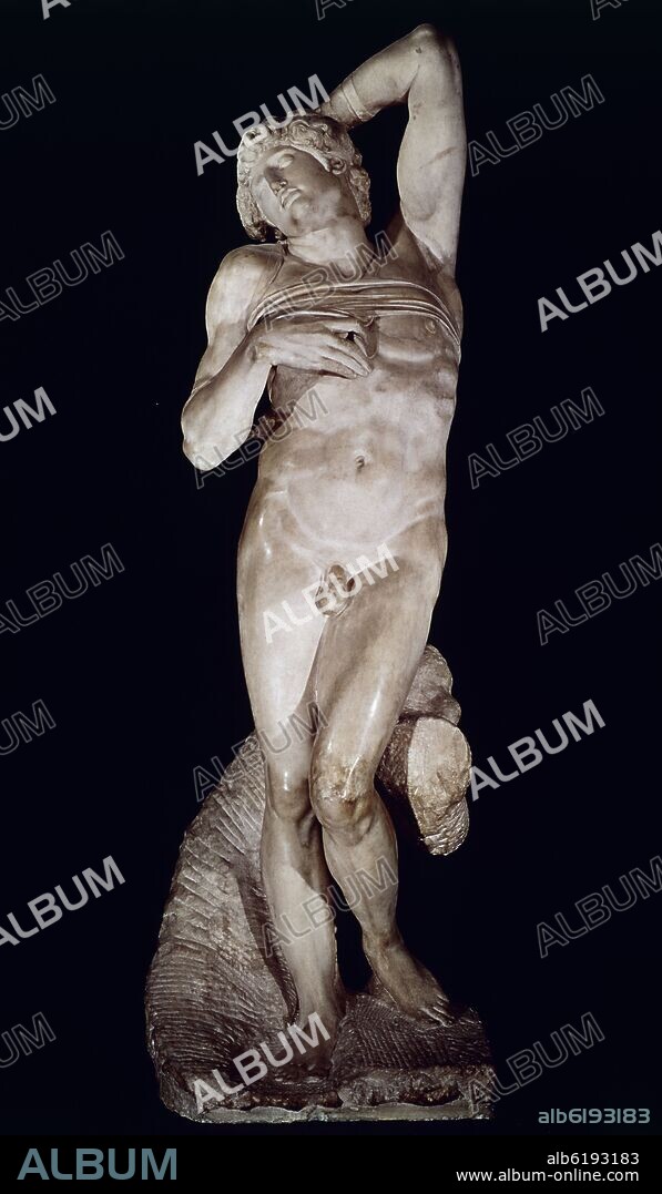 MIGUEL ANGEL. EL ESCLAVO MORIBUNDO - 1513.