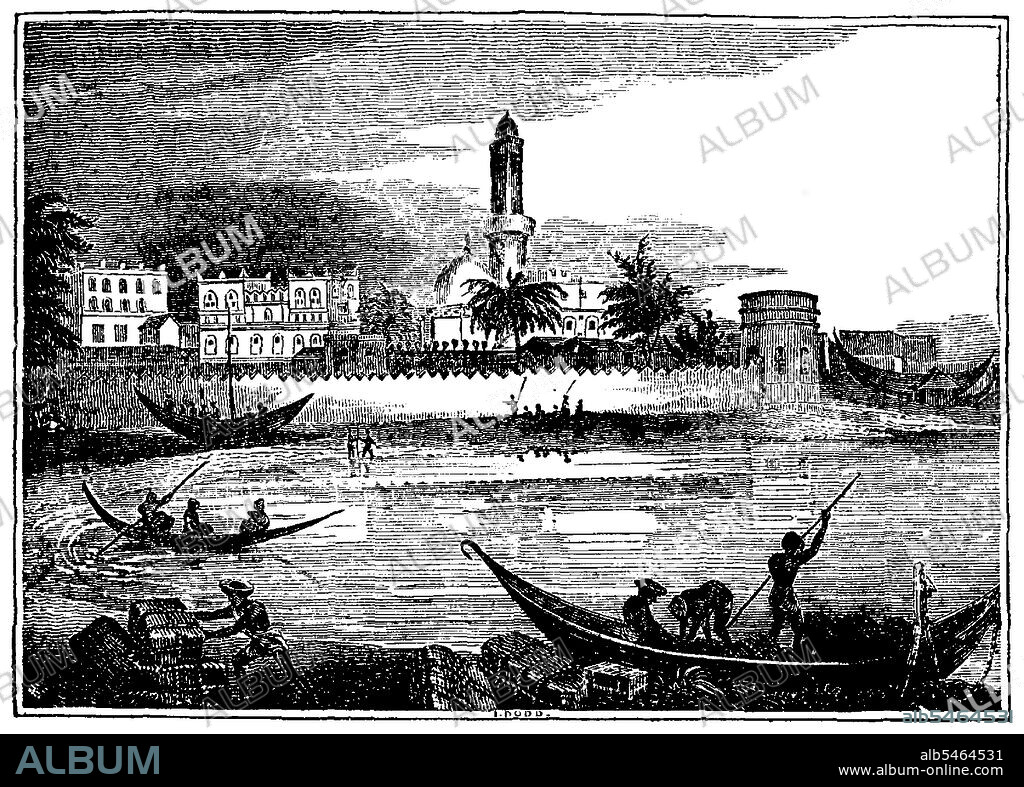 Mocha or Mokha is a port city on the Red Sea coast of Yemen. Until it was eclipsed in the 19th century by Aden and Hodeida, Mocha was the principal port for Yemen's capital Sana'a. Mocha is famous for being the major marketplace for coffee from the 15th century until the 17th century. Even after other sources of coffee were found, Mocha beans (also called Sanani or Mocha Sanani beans, meaning from Sana'a) continued to be prized for their distinctive flavor-and remain so even today. According to the Jesuit and traveler Jeronimo Lobo, who sailed the Red Sea in 1625, Mocha was 'formerly of limited reputation and trade' but since 'the Turkish assumption of power throughout Arabia, it has become the major city of the territory under Turkish domination, even though it is not the Pasha's place of residence, which is two days' journey inland in the city of Sana'a'. Lobo adds that its importance as a port was also due to the Ottoman law that required all ships entering the Red Sea to put in at Mocha and pay duty on their cargoes. Passing through Mocha in 1752, Remedius Prutky found that it boasted a 'lodging-house of the Prophet Muhammad, which was like a huge tenement block laid out in many hundred separate cells where accommodation was rented to all strangers without discrimination of race or religion'. He also found a number of European ships in the harbor: three French, four English, two Dutch, and one Portuguese. At present, Mocha is no longer utilized as a major trade route and the current local economy is largely based upon fishing and small amounts of tourism. The village of Mocha has been officially relocated 3 kilometers west along the Red Sea shore to accommodate the building and demolition of several coastal highways.
