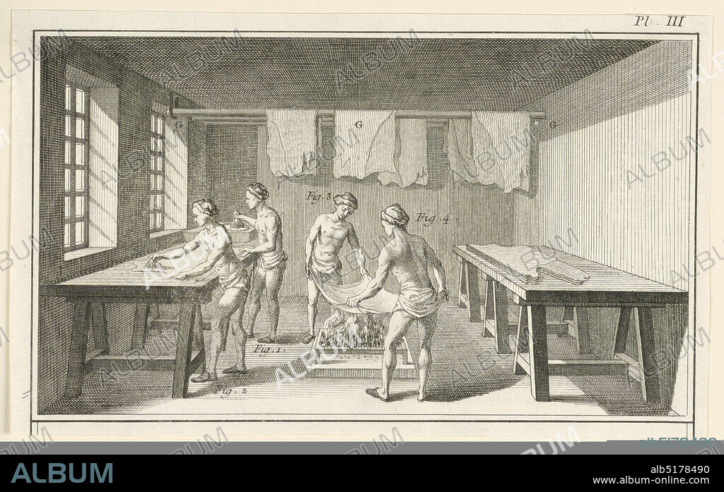 Relieur Doreur, pl. III from 'Encyclopédie ou Dictionnaire Raisonné des Sciences, des Arts et des Métiers', Engraving on paper, France, 1769, Print, Print.